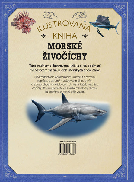 Ilustrovaná kniha MORSKÉ ŽIVOČÍCHY