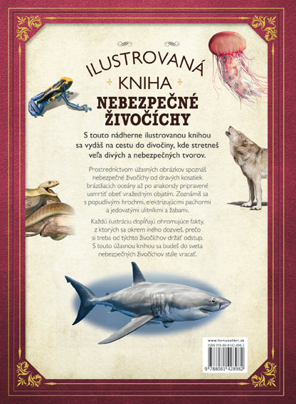 Ilustrovaná kniha NEBEZPEČNÉ ŽIVOČÍCHY